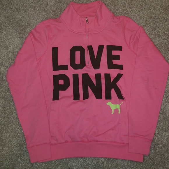 Love Pink by Victoria's Secret Medium Zip Top - Picture 1 of 4